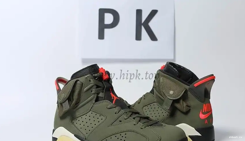 READY PK MATERIALS Scott Travis 6 Jordan GOD SHIP RETAIL TO Retro 0514